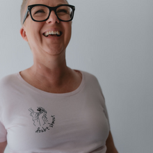 Load image into Gallery viewer, Doubt Shmout Scoop Neck Long Line Tee