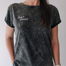 Load image into Gallery viewer, Doubt Shmout Scoop Neck Long Line Tee
